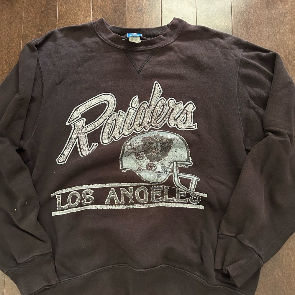 Vintage 90’s Champion Los Angeles Raiders NFL Football Sweatshirt